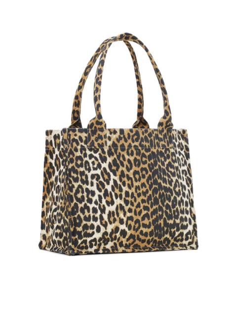 Recycled cotton large tote bag