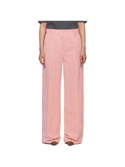Pink Velvet Trousers