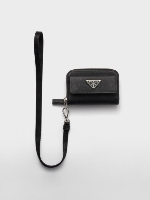 Saffiano leather coin purse