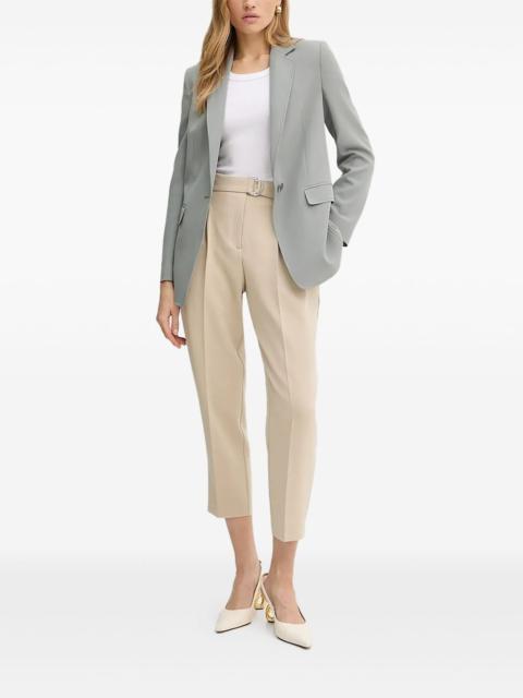 pleated-front trousers