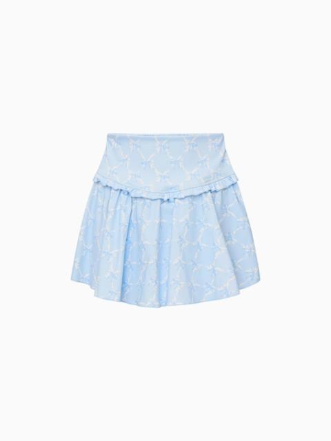 Vanina Bow Print Mini Active Skort