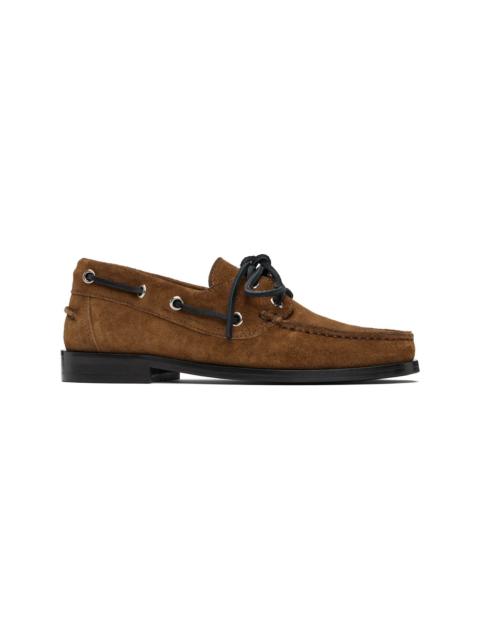 Tan Harris Suede Boat Shoes