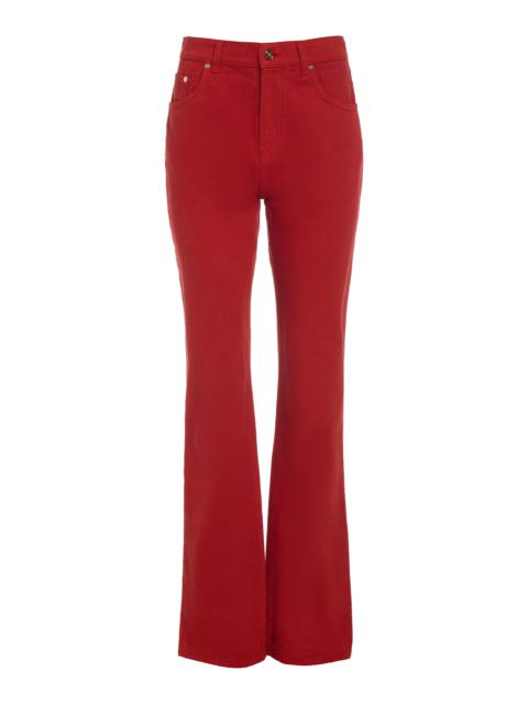 Rey Straight-leg Jean in Antelope Orange Recycled Cotton Denim