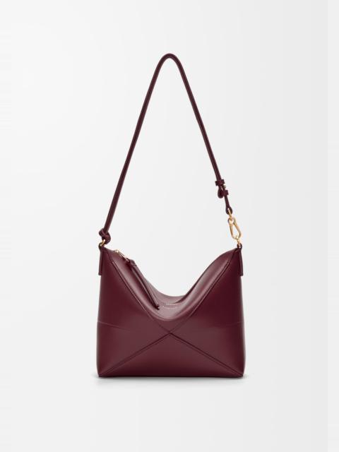 Puzzle Fold pouch in shiny nappa calfskin