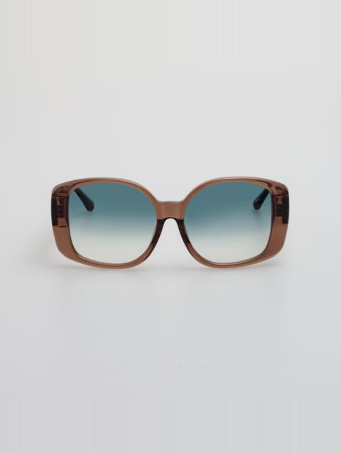 Venus Oversize Sunglasses in Aqua