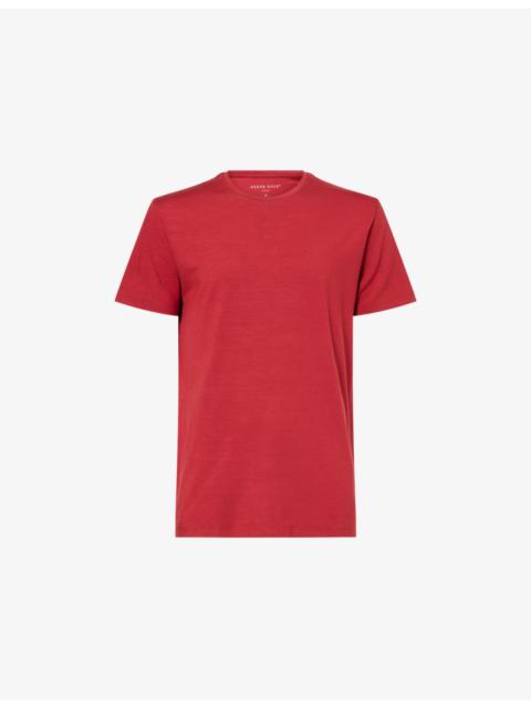 Basel Micro Crewneck Stretch-Modal T-Shirt