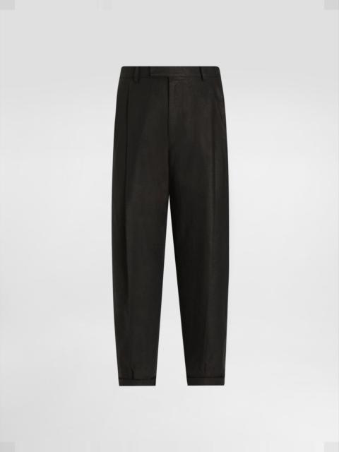 Linen fabric pants