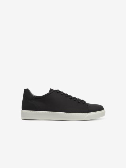 Black nabuk sneakers