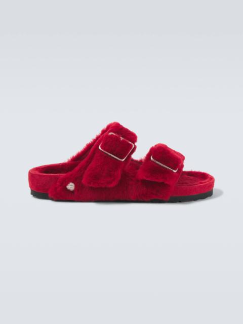 Arizona 1774 shearling-lined suede sandals