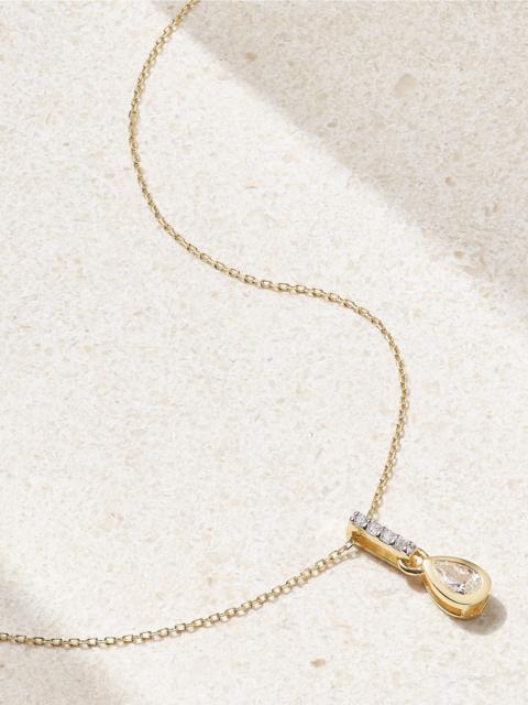 14-karat Gold Diamond Necklace