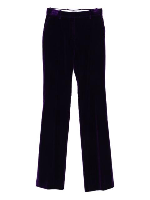 velvet trousers