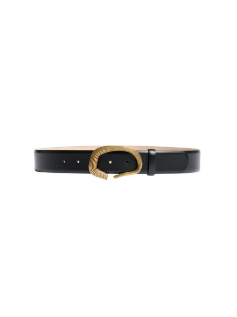 Churro Belt - Antique Gold (35MM) black
