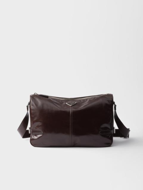 Leather shoulder bag