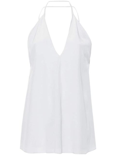 V-neck spaghetti-straps top