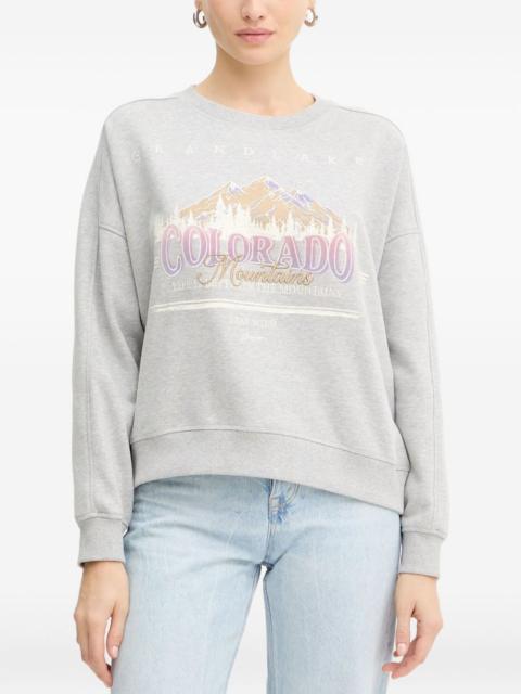 graphic-print sweatshirt