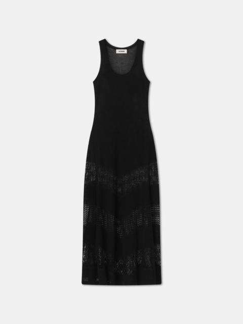 SHIRLEY
Lace knit maxi dress