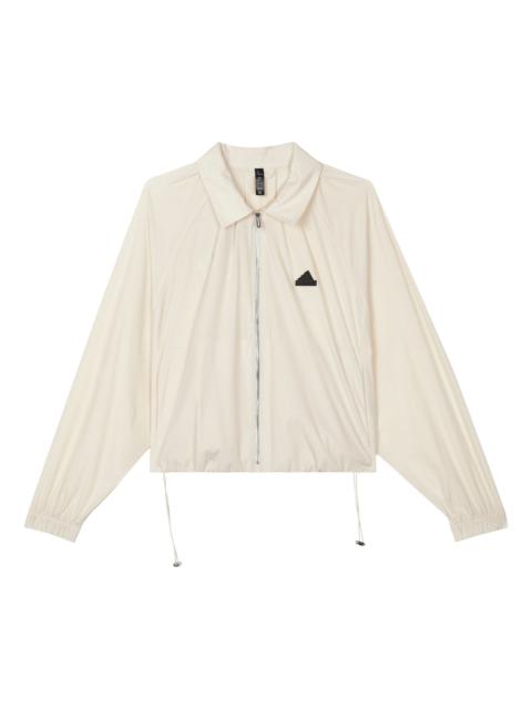 (WMNS) adidas Tech Jacket Asia Sizing 'Whtie' IM8819