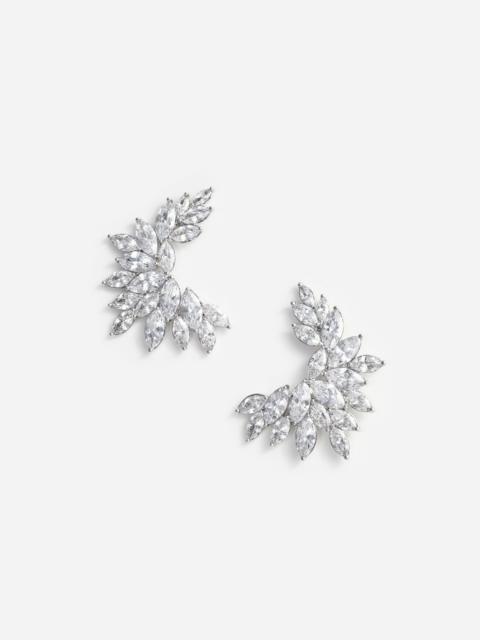 Crystal Cuff Earrings