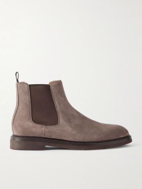 Suede Chelsea Boots Taupe