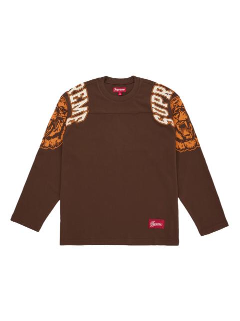 Supreme Mascot L/S Football Top Brown