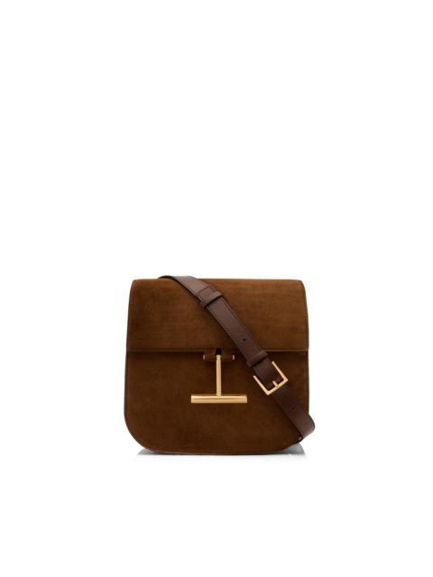 SUEDE AND LEATHER TARA MINI CROSSBODY