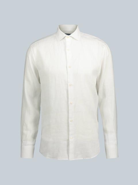 Antonio long-sleeved linen shirt