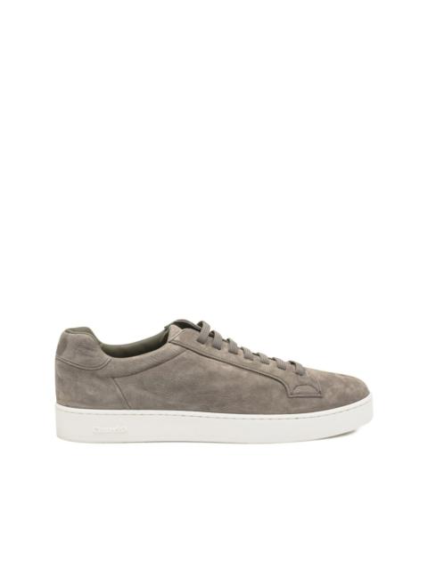 suede lace-up sneakers