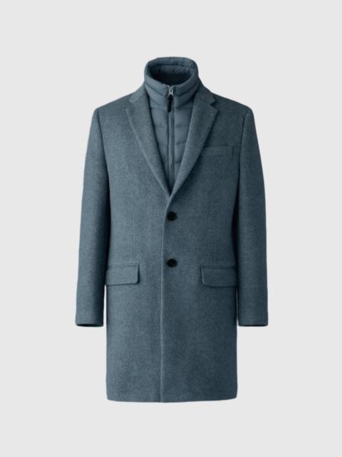 SKAI-SLB 3-in-1 wool coat with removable down liner