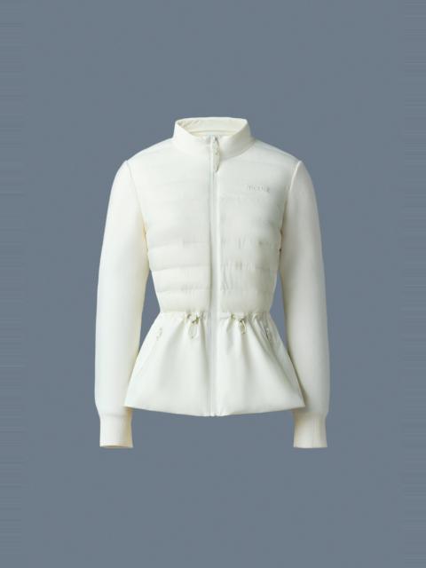 LAIKA Hybrid Down Jacket with Peplum