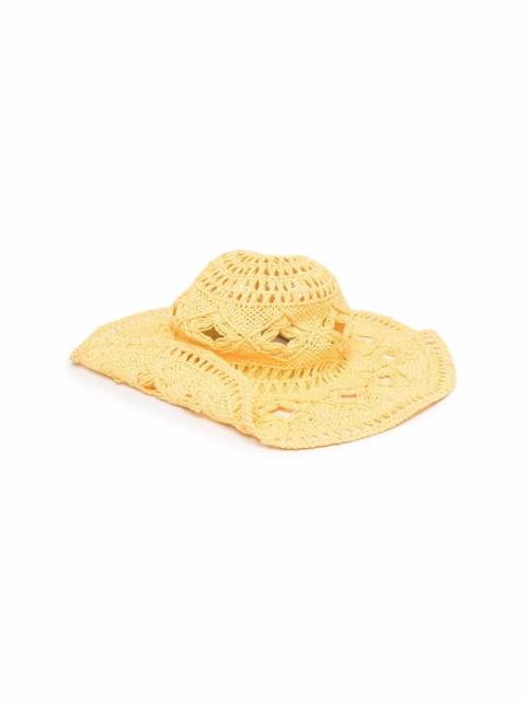 woven sun hat