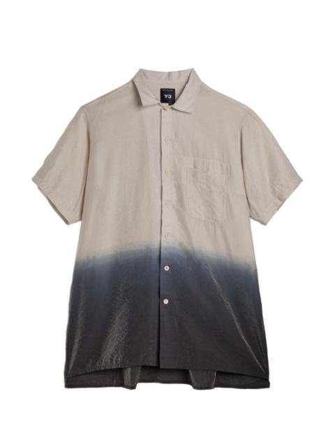 button dip-dye shirt