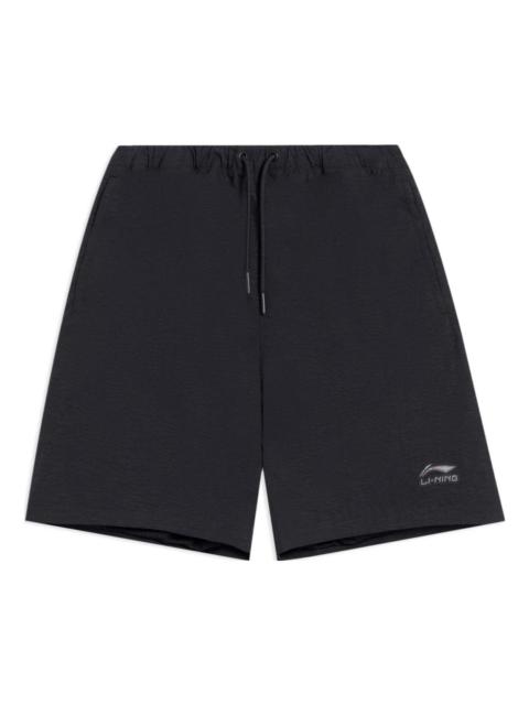 Li-Ning Embroidery Logo Shorts 'Black' AKSS041-3