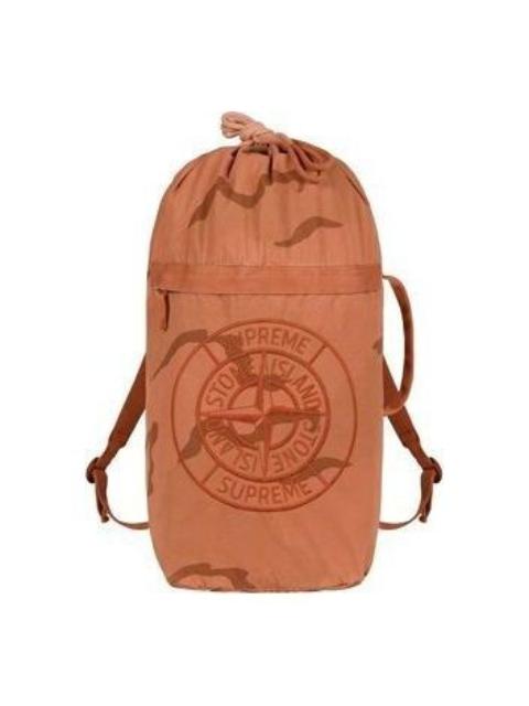 Supreme x Stone Island Brushed Cotton Backpack 'Beige' SUP-SS19-410