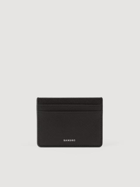 Leather card holder