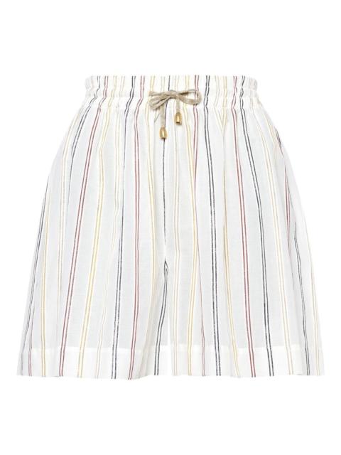 Neda striped shorts