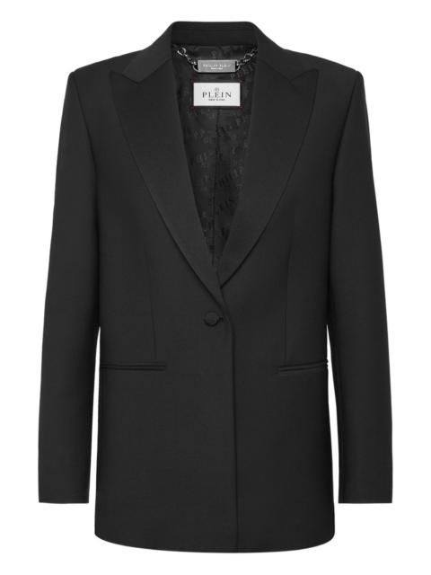 rhinestone-embellished blazer