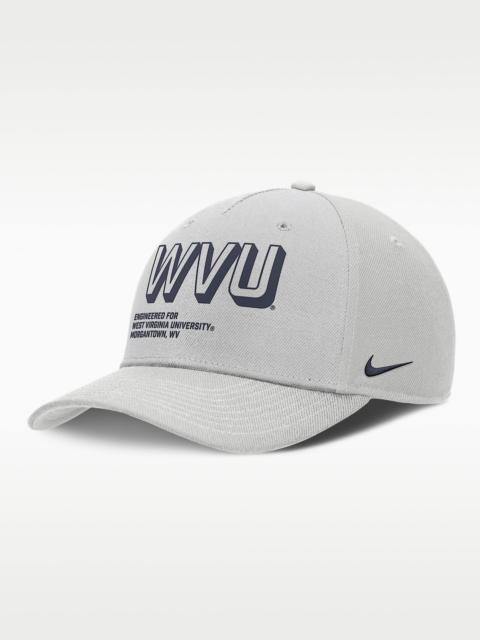 West Virginia On-Field Primetime Rise Men's Nike College Adjustable Hat
