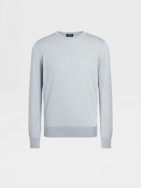 LIGHT BLUE CASHSETA CREWNECK