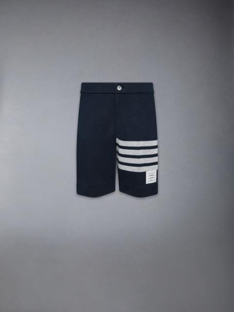 DOUBLE FACE KNIT 4-BAR BERMUDA SHORTS