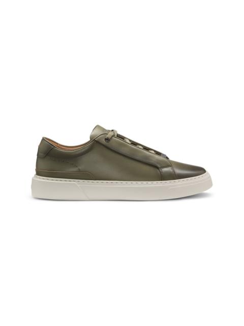 GARY LEATHER TRAINERS WITH HIDDEN LACES