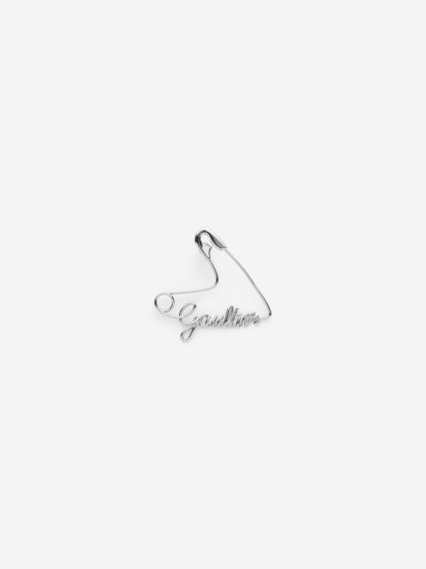 THE HEART SAFETY PIN EARRING