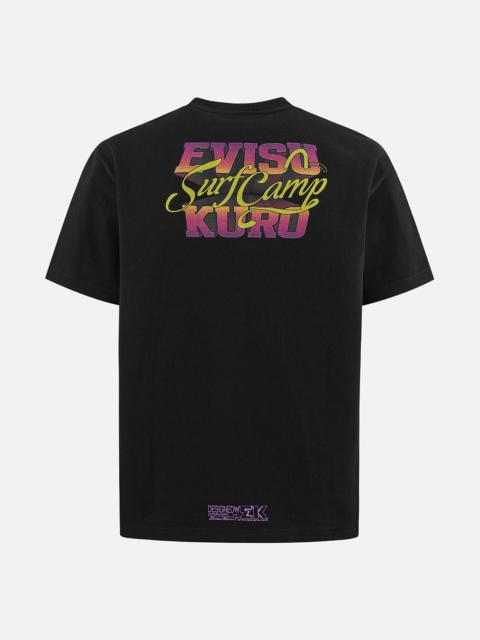 Logo Embroidery and Surf Camp Print Regular Fit T-shirt