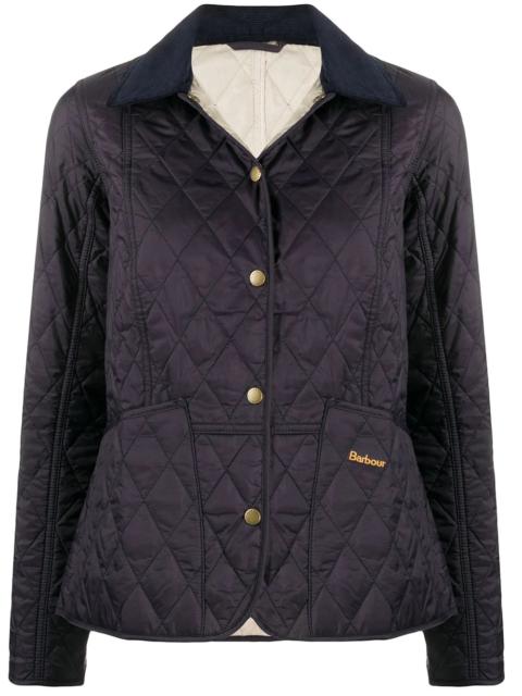 Summer Liddesdale corduroy-collar quilted jacket