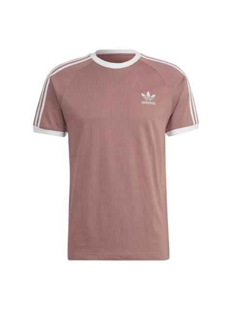 adidas originals Adicolor Classics 3-Stripes Tee 'Dark Pink' HM9326