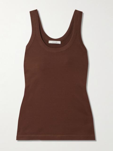 Ribbed Cotton Tank Top