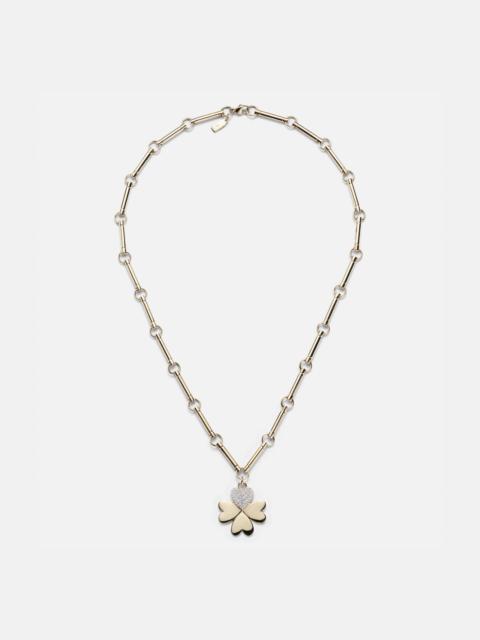 True Love 18kt gold necklace with diamonds