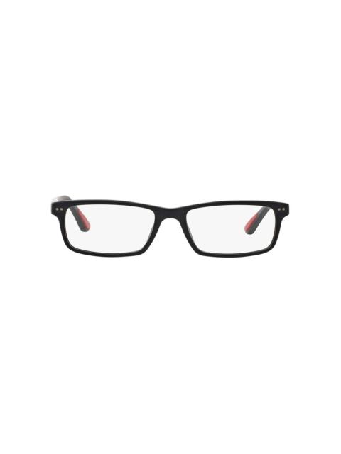 rectangle-frame glasses