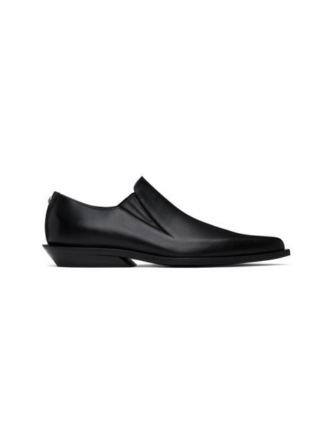 Black Makea Pointy Cowboy Loafers