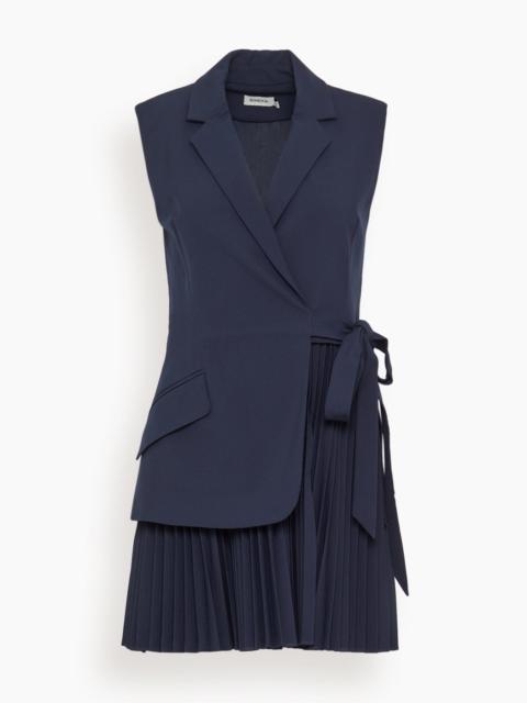 Eman Sleeveless Mini Dress in Midnight