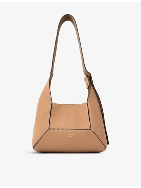 Diamond Medium Suede Hobo Bag